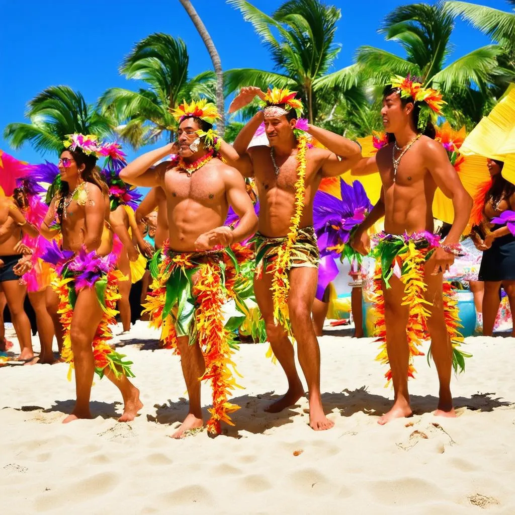 Hawaiian luau